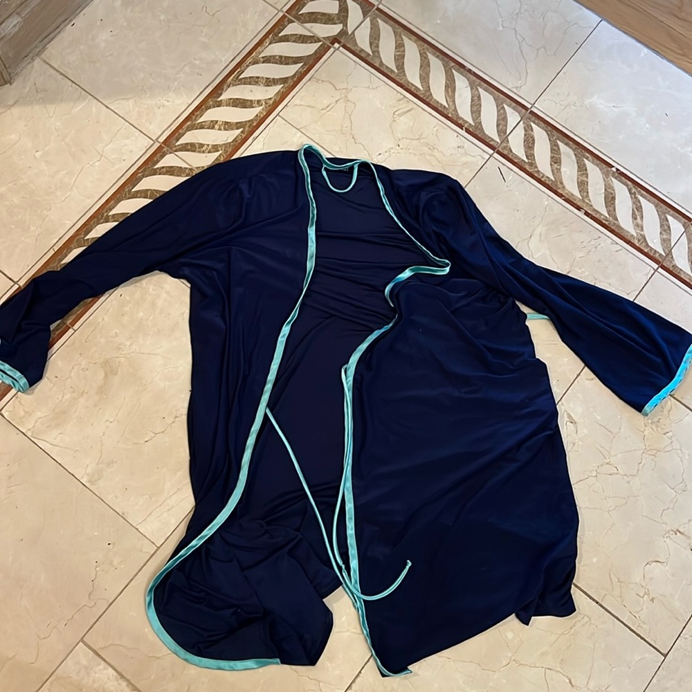 Navy blue robe